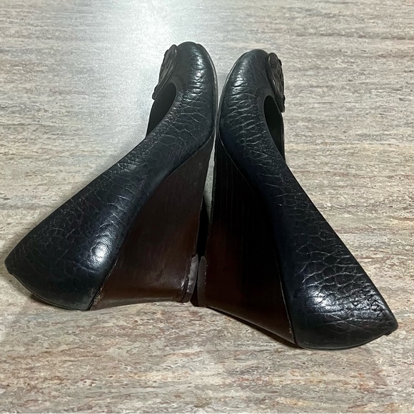 Tory Burch black wedge shoes - Picture 11 of 16